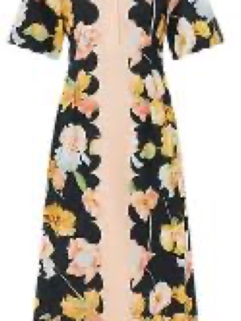 NWT XXL Tuckernuck Iris Delaney Floral Button-Front Midi Dress - Picture 2 of 3